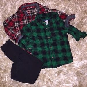 Flannels & Black Pants